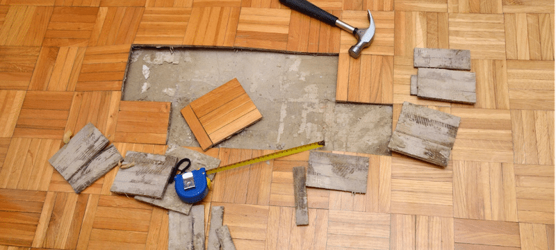 Wood Floor Water Damage